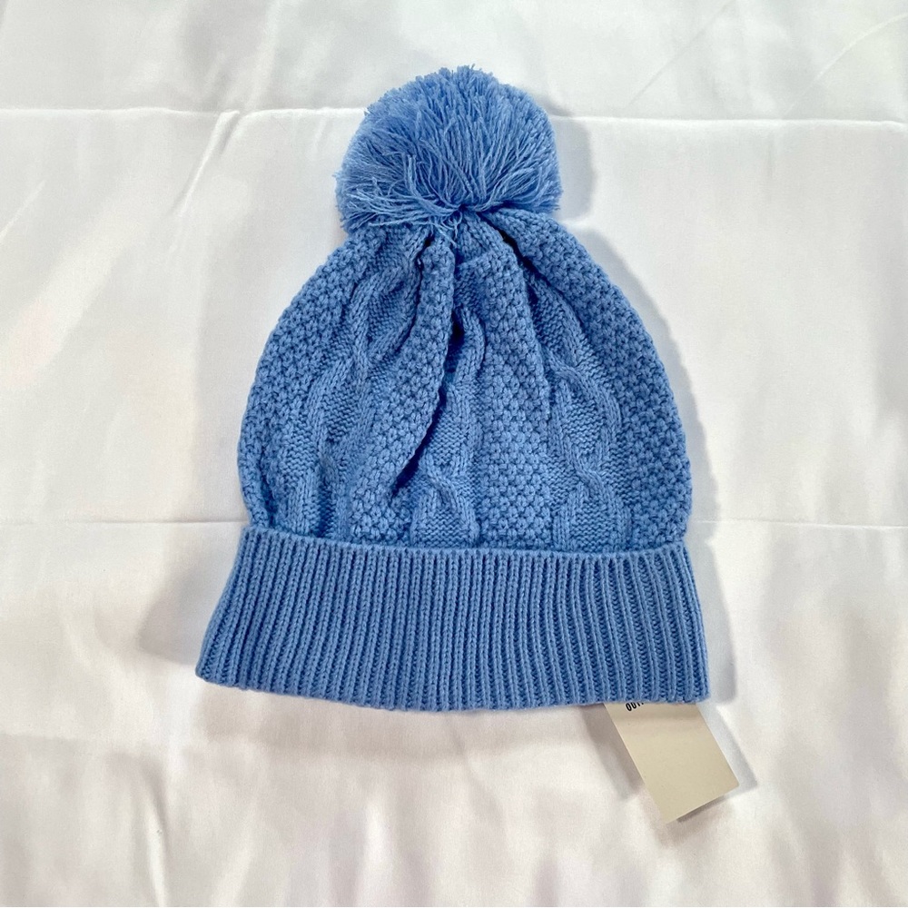 Demi Cable Knit Pom Beanie 🤍 - Picture 3 of 5